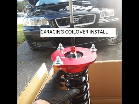 Volvo S60R coilover install