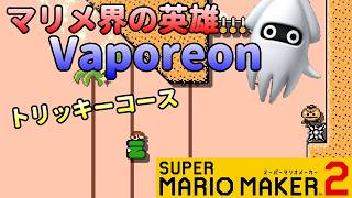 夏と言えば個性豊かなVaporeonさんのコースを遊ぶ！マリオメーカー2