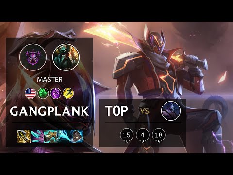 Gangplank Top vs Jax - NA Master Patch 10.23