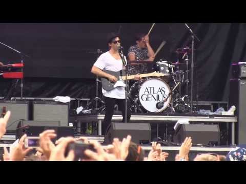 Atlas Genius- "Trojans" *Project Almanac filming* (720p HD) Live at Lollapalooza on August 2, 2013