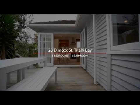 28 Dimock Street, Titahi Bay, Porirua, Wellington, 3房, 1浴, 独立别墅