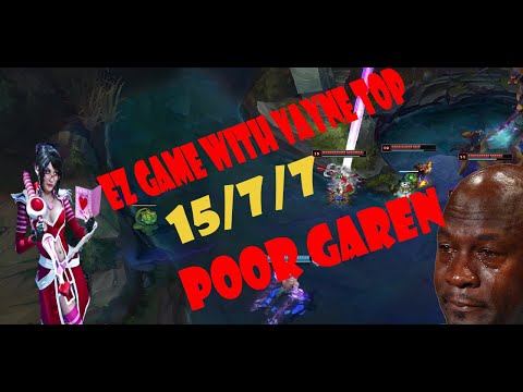 How To Tilt Garen At Top With Vayne top | v10.18 | Gameplay#9