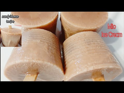 Milo Ice Cream Recipe/Abele walls/Ghanaian Milo & Milk Ice Cream
