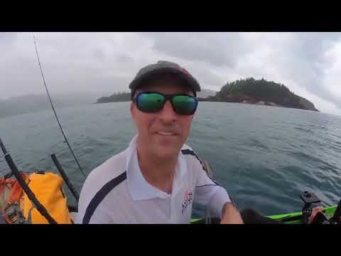 Solo Hootchie camping on mini island   Kayaking   Beach Shark fishing  13