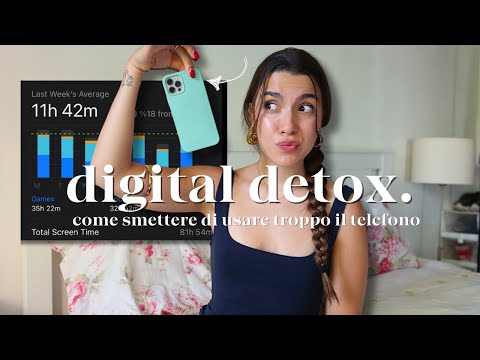 come fare un DIGITAL DETOX🤳🏻 smettere di usare il telefono e diventare più produttivi