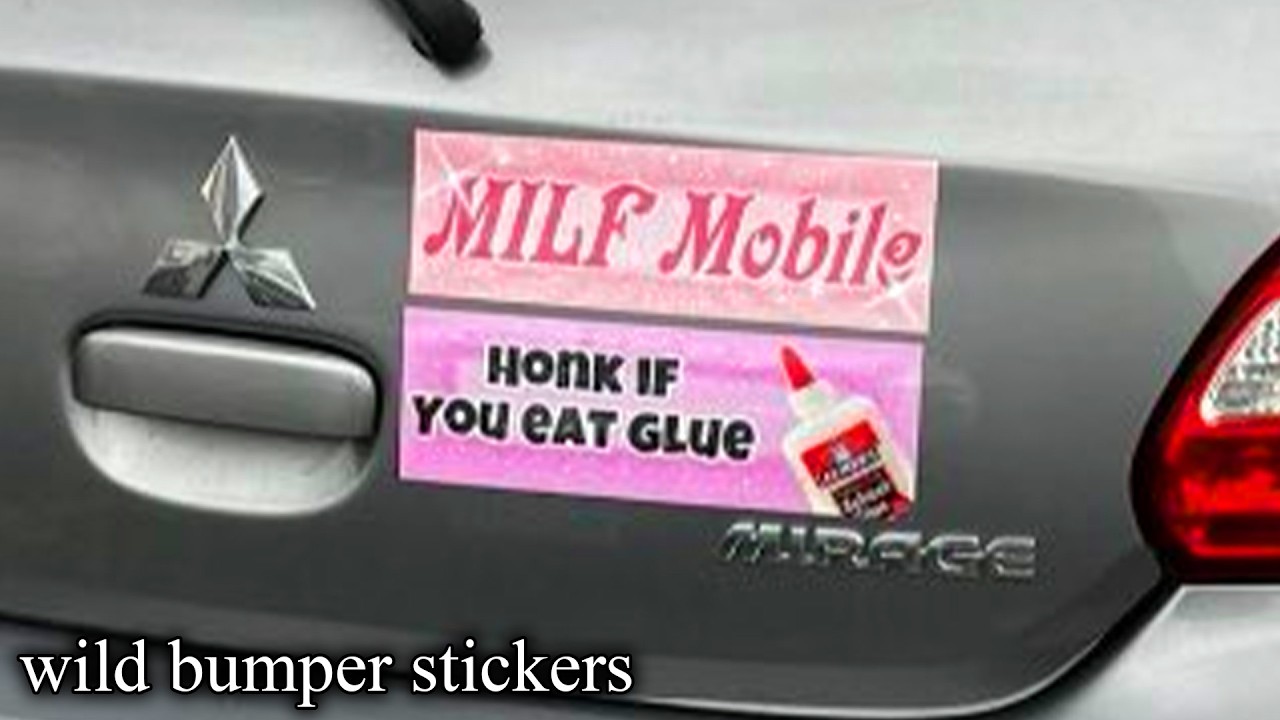 unhinged bumper stickers