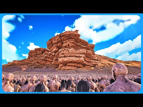 WW2 Soldiers on a Rocky Mountain vs 5,000,000 ZOMBIES - Ultimate Epic Battle Simulator 2 UEBS 2 (4K)