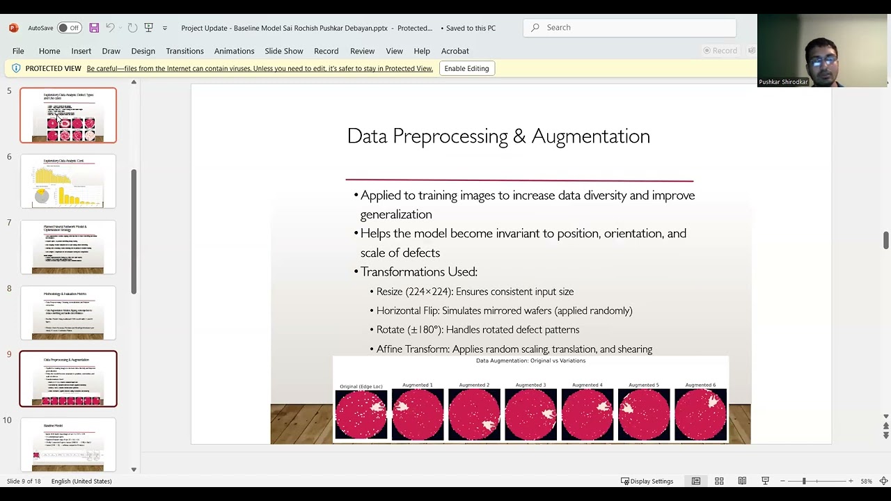 NCSU - MLSS - AUTOMATED WAFER DEFECT DETECTION AND PATTERN RECOGNITION