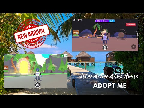 New Sandbox Island House Adopt Me Roblox House Tour with Furnishing Idea