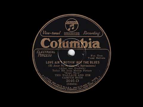 1929 Ed Kirkeby (as "Ted Wallace") - Love Ain't Nothin' But The Blue (Smith Ballew, vocal)