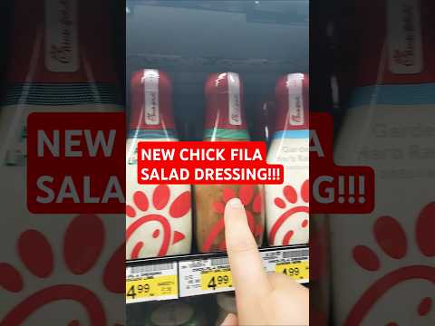 NEW CHICK FIL A SALAD DRESSINGS!!!