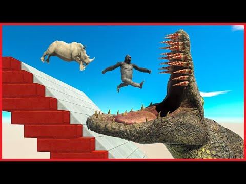QUICKSAND CROCS AMBUSH - Animal Revolt Battle Simulator