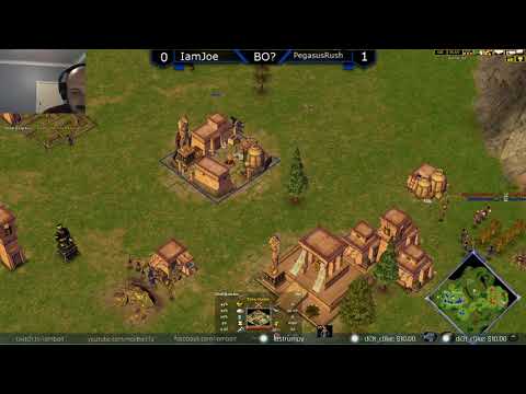 IamJoe (Set) vs PegasusRush (Zeus) - Age of Mythology: The Titans (Game 2)