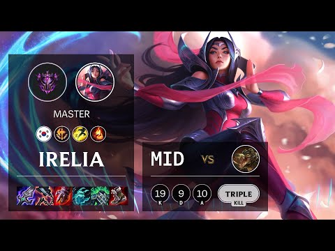 Irelia Mid vs Renekton - KR Master Patch 11.14