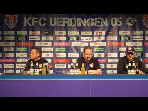 Uerdingerblock KFC Uerdingen 05 - 1.FC Kaiserslautern Pressekonferenz