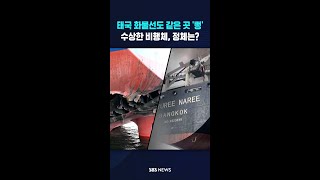 태국 화물선도 같은 곳 '뻥' #shorts