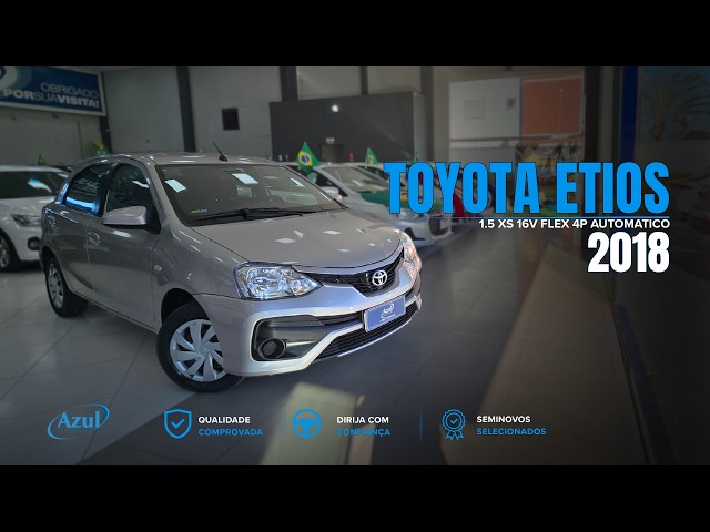 Vídeo TOYOTA ETIOS 1.5 XS 16V FLEX 4P AUTOMATICO