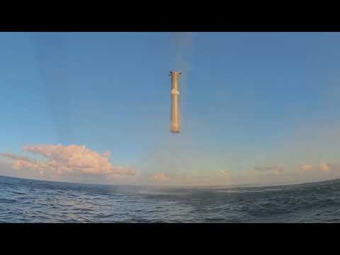 WOW! Watch SpaceX Land Super Heavy Booster In The Ocean