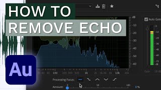 How to Remove Echo - Adobe Audition Tutorial