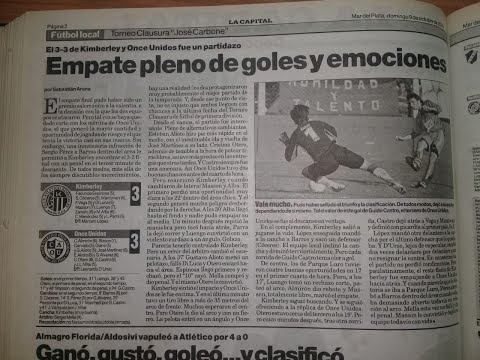 KIMBERLEY 2-2 ONCE UNIDOS TORNEO LOCAL MAR DEL PLATA 08-10-2005
