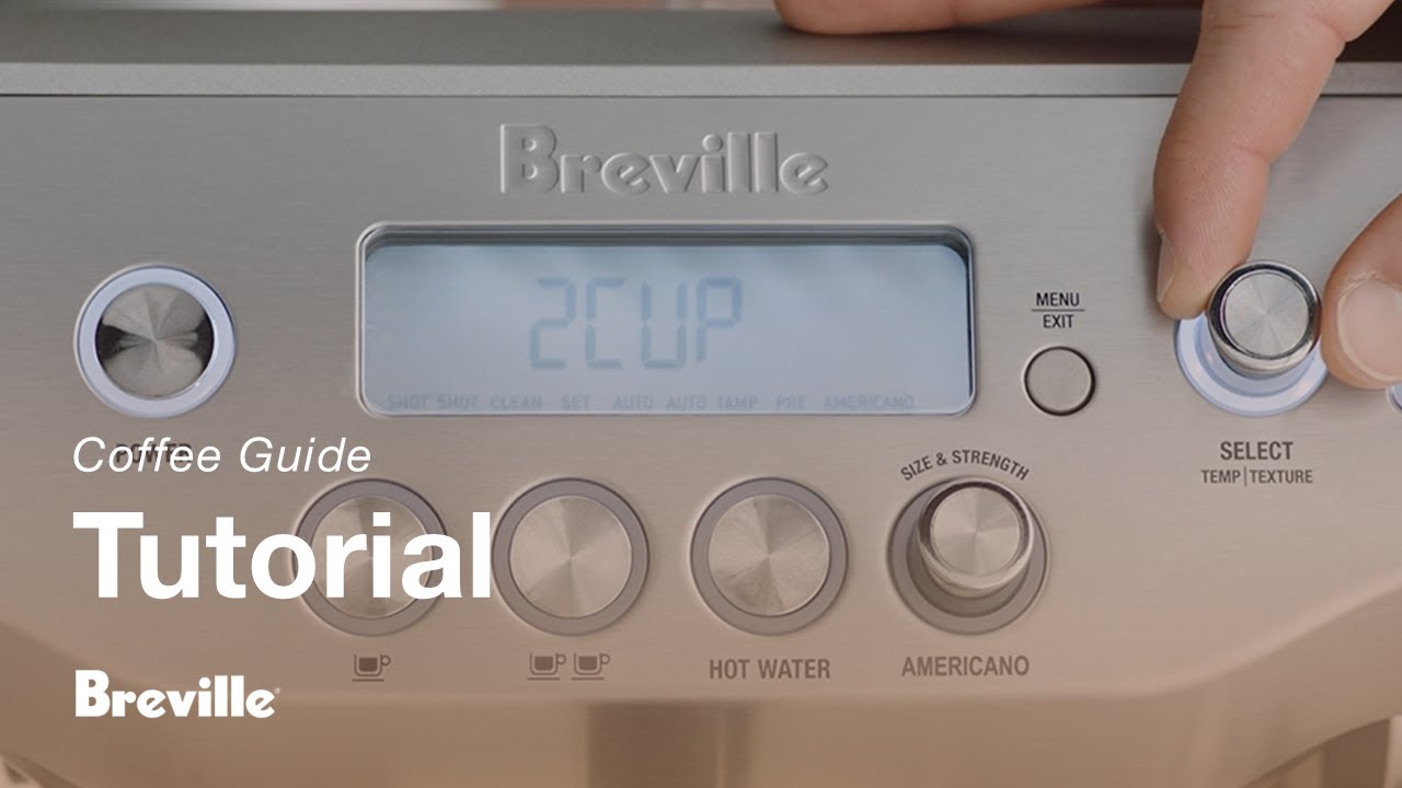 How to adjust shot volume, duration and temperature