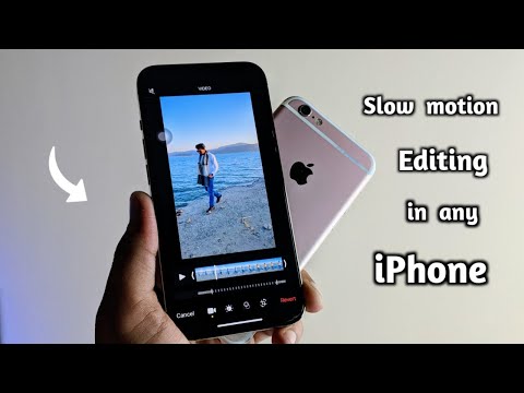 Slow motion video editing in any iPhone - slow motion video editing