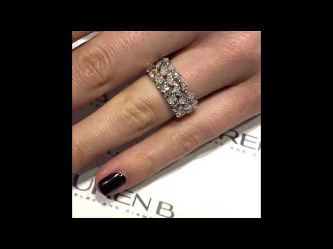 Oval vs Emerald Cut Diamond Eternity Bands