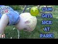 Baby Alive Cam Gets Sick At The Park!