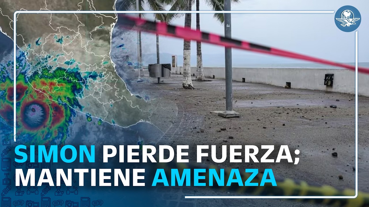 Huracán Simon baja a categoría 3; mantiene alerta por sus efectos