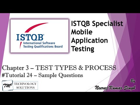 ISTQB Mobile Tester Introduction to ISTQB Mobile Tester Certification ISTQB Tutorials