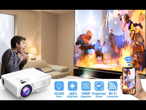 "Introduce features interest" Projector with WiFi, 2021 Upgrade 7500L [JINHOO WIFI PROJECTOR]