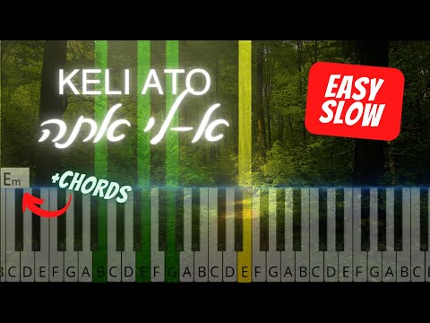 How to play Keli Ato | Lubavicher Nigun | Easy tutorial with chords | א-לי אתה