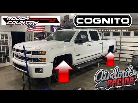 Rough Country 3.5in Lift Install 2016 Silverado 2500 with Cognito Upper Control Arms!!