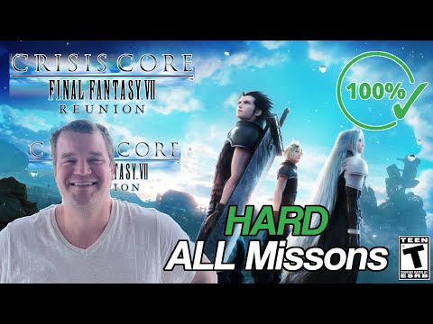 Crisis Core Reunion Missions M10-4-2 M1042 hard mode 100 percent with commentary