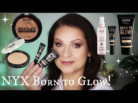 NYX Born to Glow Foundation Concealer HIGH GLASS First Impression & Look I Mamacobeauty