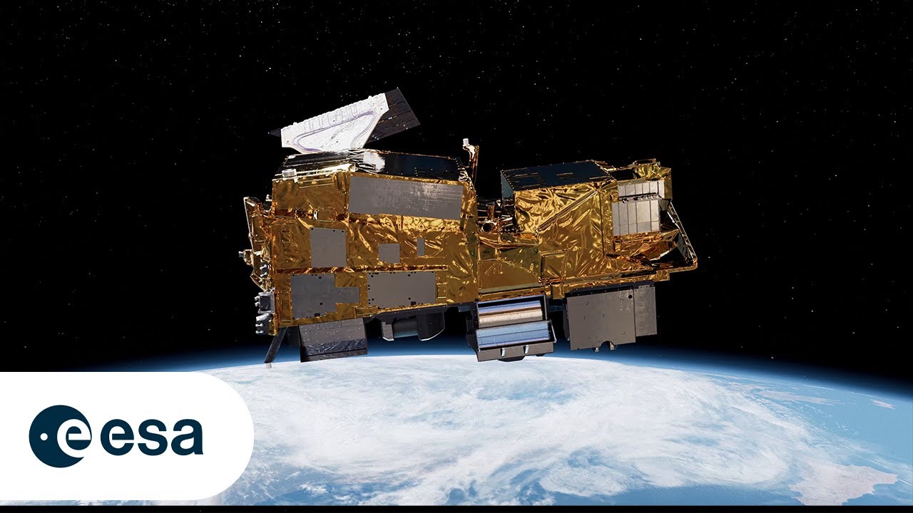 MetOp Second Generation-A satellite over Earth