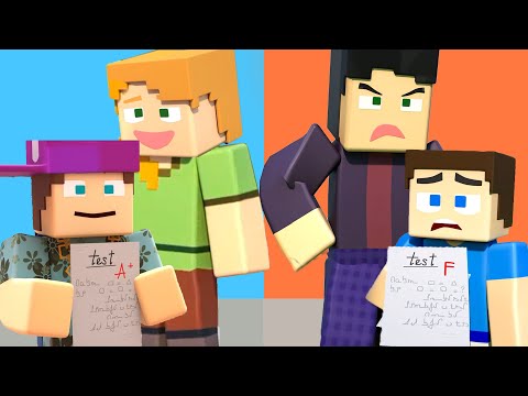 ♪ TheFatRat x NEFFEX - Back One Day - Baby Herobrine and Sad Life - Minecraft Music and Animation