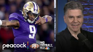 NFL Draft 2024: Atlanta Falcons select Michael Penix Jr. at No. 8 | Pro Football Talk | NFL on NBC