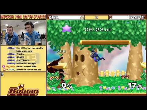 Rowan Fall 2019 #10X2: ASL (Sheik) Vs. Greasy (Marth) - LS