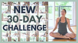 NEW 30-DAY CHALLENGE 💚 10 min Morning Yoga & Pilates - YOGALATES Challenge