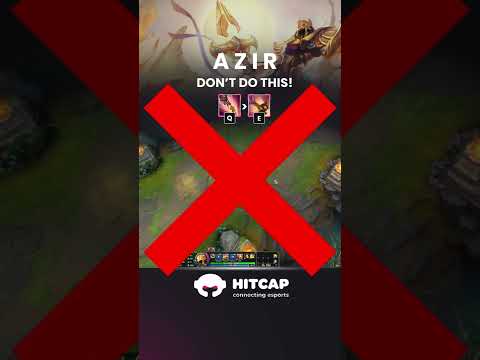 Azir combos and what NOT to do! |#shorts