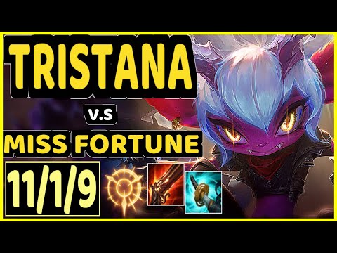 JUZINHO (TRISTANA) vs MISS FORTUNE - 11/1/9 KDA BOTTOM ADC GAMEPLAY - BR Ranked GRANDMASTER