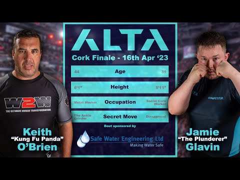 Alta 10 Cork Finale - Jamie Glavin v Keith O'Brien