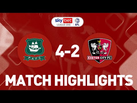 HIGHLIGHTS Plymouth Argyle 4 Exeter City 2 (31/10/22) EFL Sky Bet League One