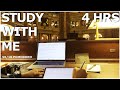 4 Hours At The Most Beautiful Library Pomodoro 50 10 Study With Me No Music Mindful Studying