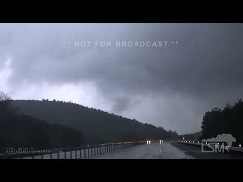 01-02-2023 Antlers, OK - Wall Cloud and Rotation Cross Turnpike