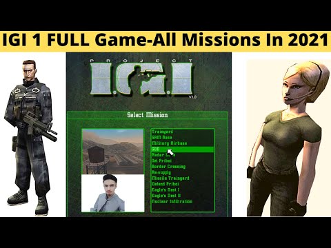 igi,igi 1 complete gameplay walkthrough,IGI 1 FULL Game Walkthrough - All Missions-By Ezine Gamer