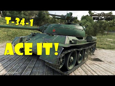 World of Tanks - ACE IT! [T-34-1 | 4000 DMG, T IX MATCH]