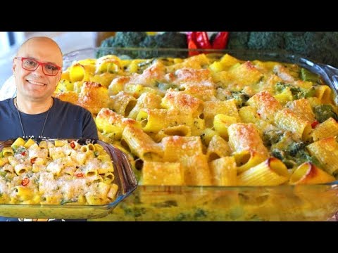 PASTA al FORNO BROCCOLI e ZAFFERANO con patate
