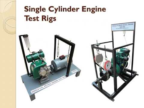 Single Cylinder Diesel Engine Test Rig